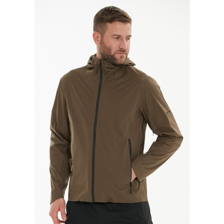 Endurance Running-Hiking Jacket Komint (waterproof) brown Men